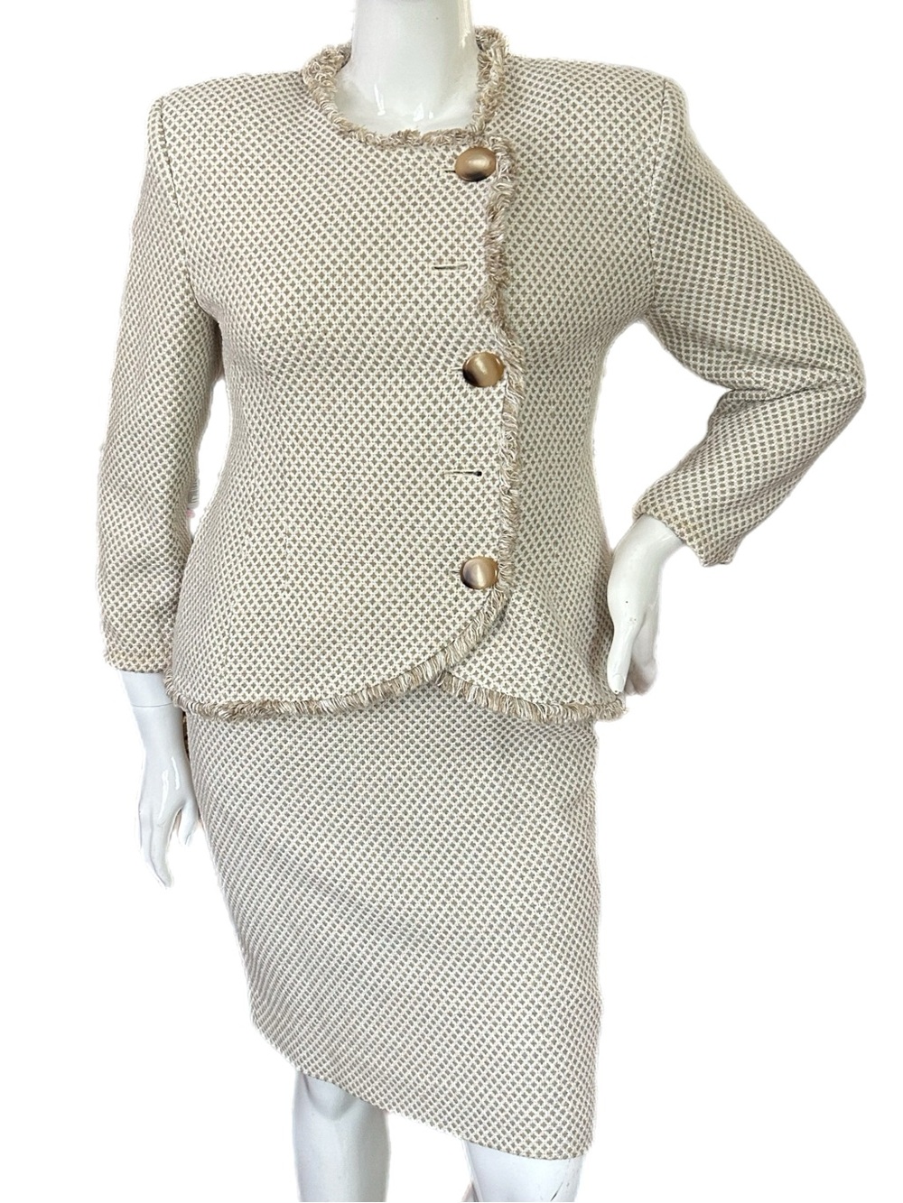 VINTAGE DIOR / GALLIANO SUIT SIZE 16